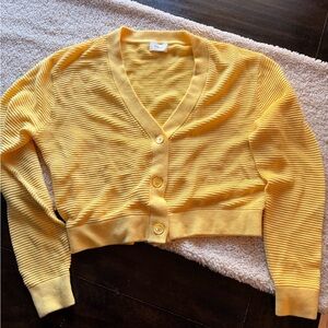 Wilfred butter yellow cardigan